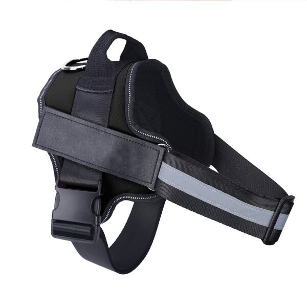 146a4e56-9b14-49df-9cbb-0f7b495d8f7f.jpg Personalized Dog Harness NO PULL Reflective Breathable Adjustable Pet Harness Vest For Small Large Dog Custom Patch Pet Supplies