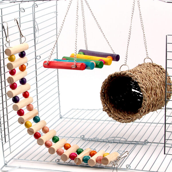2004317995795.jpg Rat parrot toy swing climbing ladder