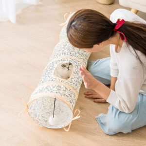 2119144636118.jpg Cat Toy Collapsible Cat Tunnel Pet Supplies