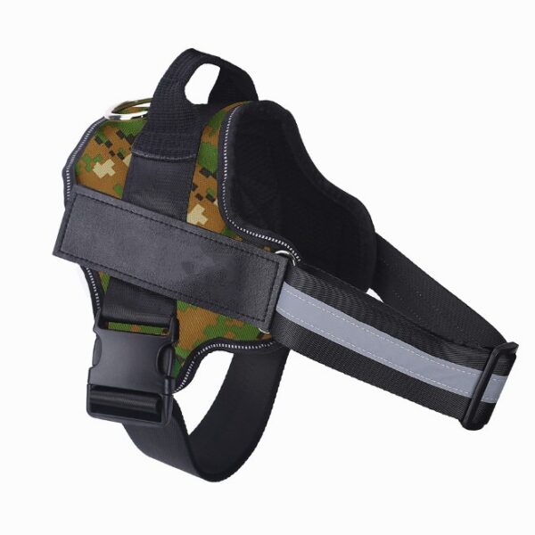 400f846c-0f65-4717-9949-66b838ff2f9e.jpg Personalized Dog Harness NO PULL Reflective Breathable Adjustable Pet Harness Vest For Small Large Dog Custom Patch Pet Supplies