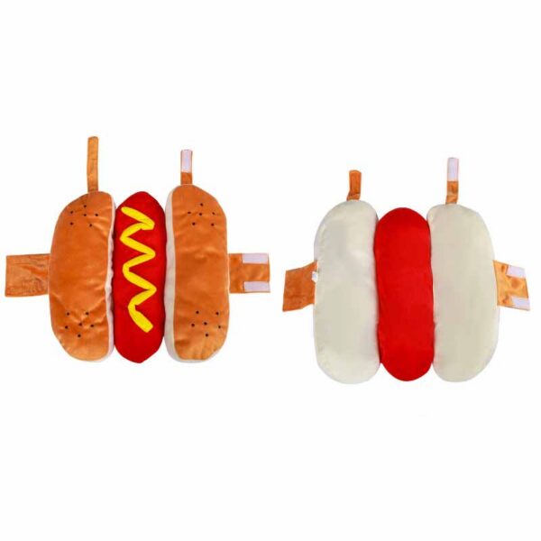43cd28a1-5ffd-4c73-a375-bfe3fc3ae522.jpg Funny Halloween Costumes For Dogs Puppy Pet Clothing Hot Dog Design Dog Clothes Pet Apparel Dressing Up Cat Party Costume Suit