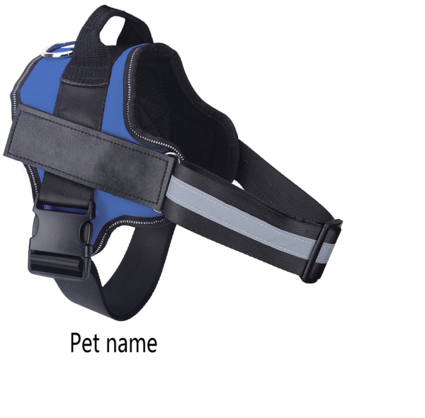52c5ef4f-bada-4e25-bc9a-79e433ef5f47.png Personalized Dog Harness NO PULL Reflective Breathable Adjustable Pet Harness Vest For Small Large Dog Custom Patch Pet Supplies