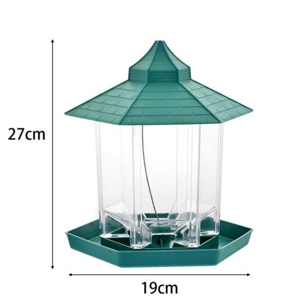 935229724161.jpg Outdoor Balcony Waterproof Hanging Bird Feeder